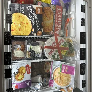 a fridge full of food