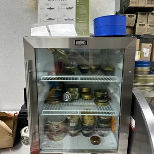 Biggest selection of caviar in Orange County!