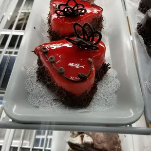 a variety of desserts