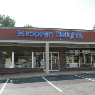 the front of the store