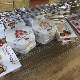 Turkish Delight in various flavors