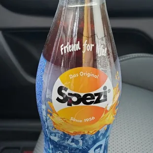 German Spezi - Cola mixed with orange juice.
