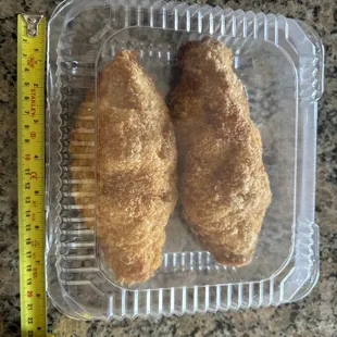 Two large chicken kievs $17.00