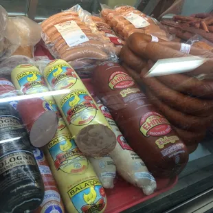 Lots of sausages