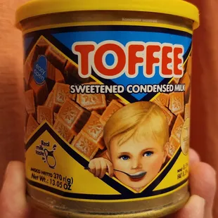 Ukrainian condensed milk. Wholesome child on label. ($4.99, 3/9/23)