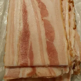 A Polish smoked, ready to eat bacon.