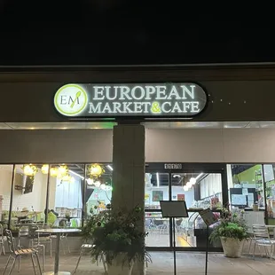 Fascinating Market and Cafe on Antioch in a strip mall