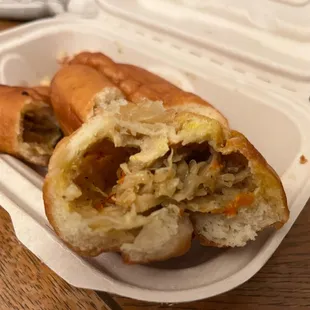 Fried piroshki with cabbage ROTTEN inside