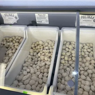 Frozen Ukrainian dumplings