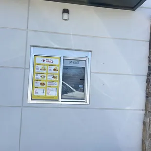 drive-thru window