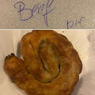 81222 My delivery of their Yummy Beef Pie!