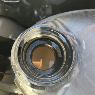 No water or coolant-empty