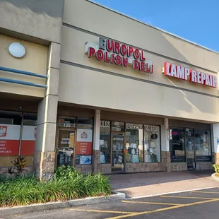 the front of the store