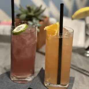 Monticello breeze on the right and the berry gin buck on the left