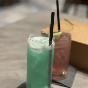 Just keep swimming on the left and the berry gin buck on the right