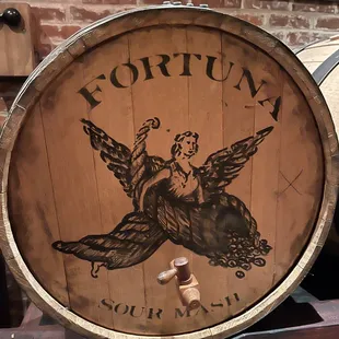 a barrel of bourbon