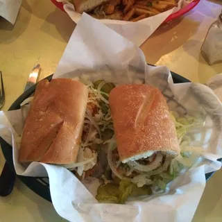 Fried Crawfish Po-Boy