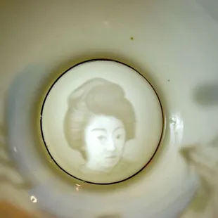 Magnificent lithopane tea set