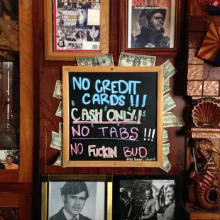 No f*ckin Bud (the beer, stupid).