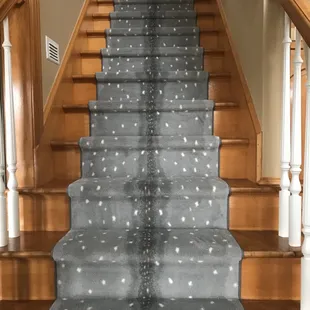Stair installation.