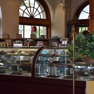 Huge shop inside, lots of treats in the cases