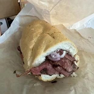 Pastrami sandwich