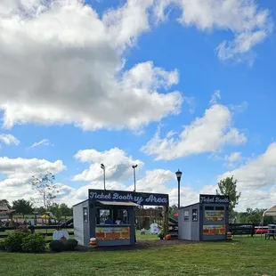 outside