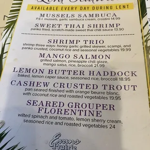 Specials!