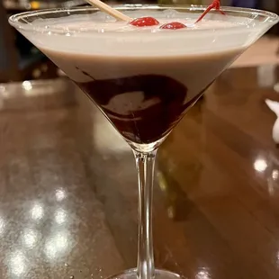 Chocolate martini.