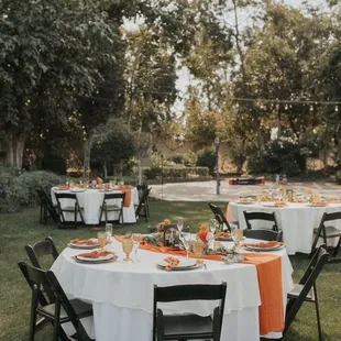 Tables and dance floor