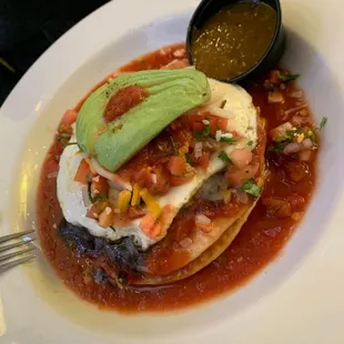 Homemade style, huevos rancheros!!