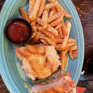 Chicken a la Diabla Sandwich Lunch