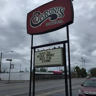 A little scripture with your pizza.