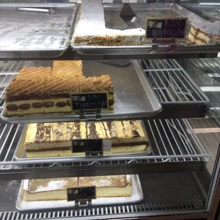 The cake counter at Eva&apos;s.