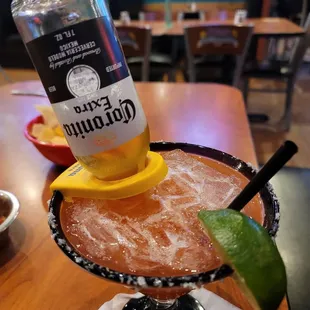 Corona Rita - Strawberry magarita, this was good!