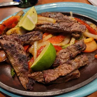 Beef fajitas