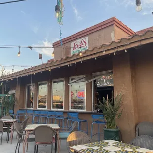 Outside patio