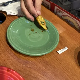 Yellow hots pepper