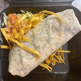 Baja Chicken Burrito