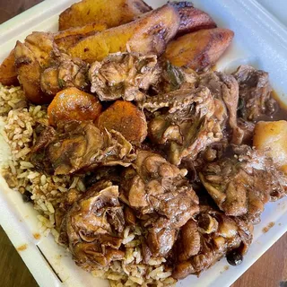 Brown Stew Chicken (Not Spicy)
