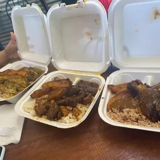 Stew Chicken and Curry Chicken Combo (Mild)