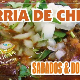 Birria de Chivo Sabados Y Domingos