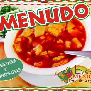 Menudo on weekends