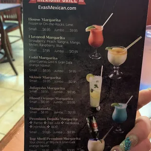 drink menu