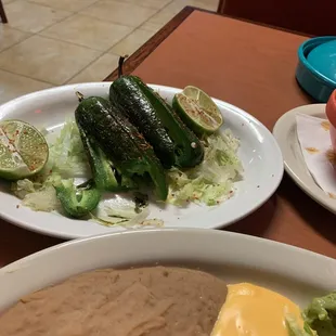 grilled jalapeños!!