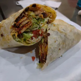 Al pastor burrito