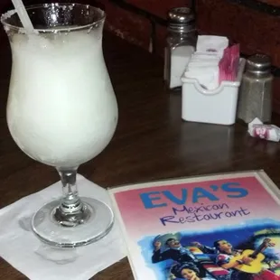 a drink and nachos