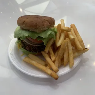 Chorizo Burger meal includes seasoned French fries &amp; 20oz drink for $16.99