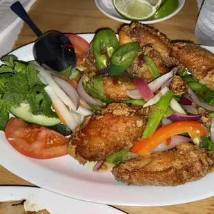 Fish sauce chicken wings