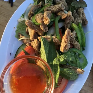 Fried duck's tongue !